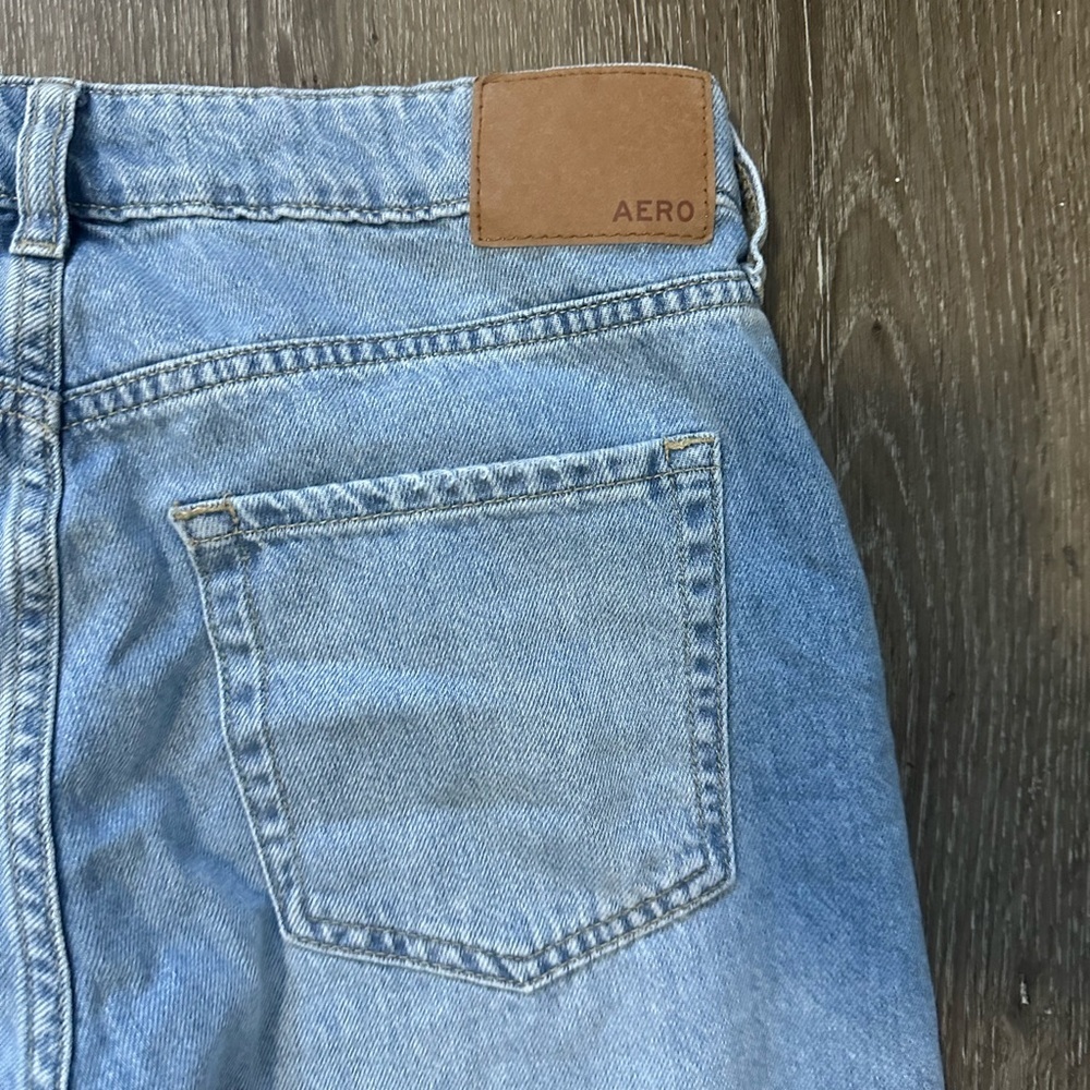 Aeropostale Light Blue Wide-Leg Jeans - Picture 5 of 7